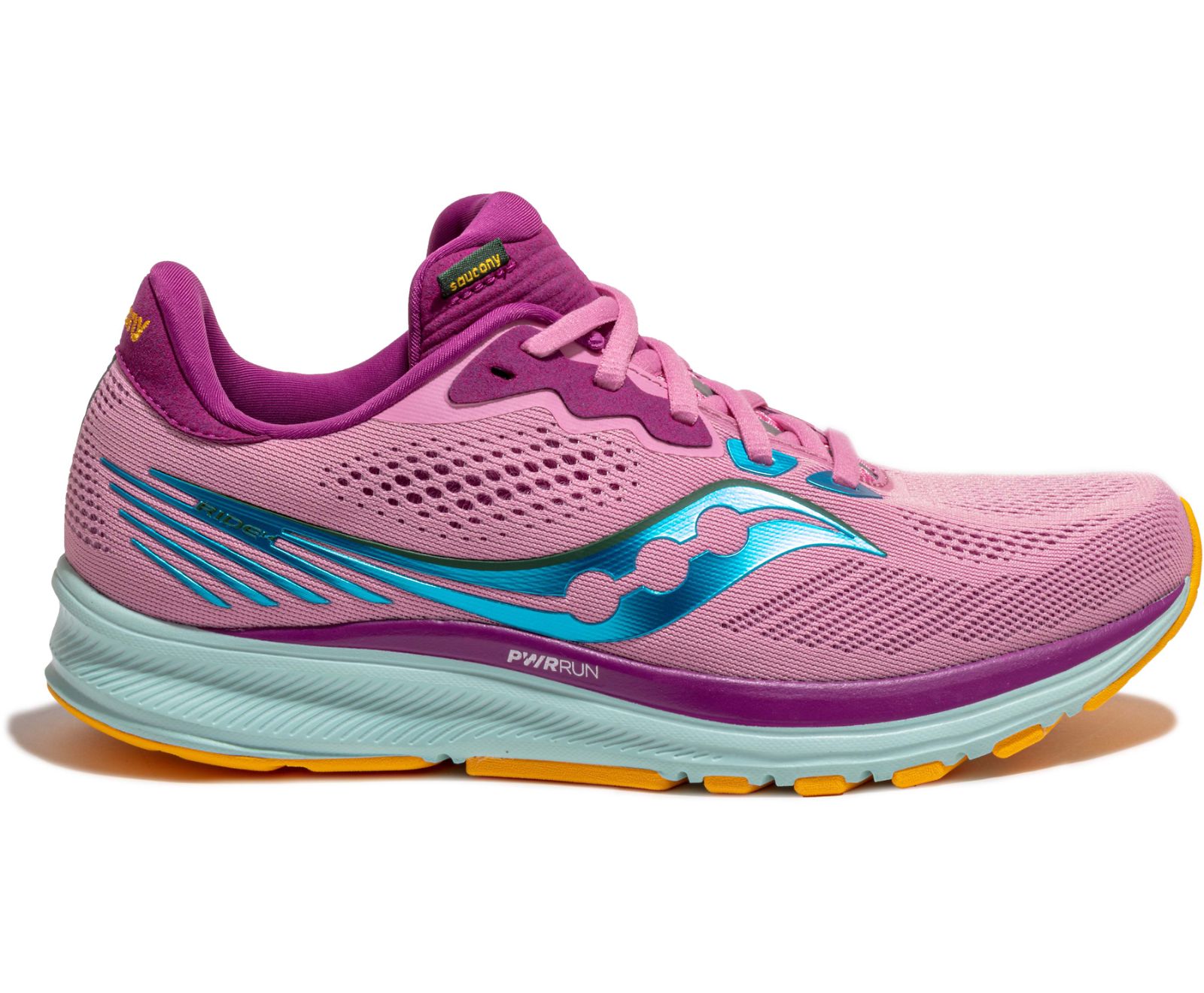 Női Saucony Ride 14 Futócipő Rózsaszín Lila | HU 658JPQ